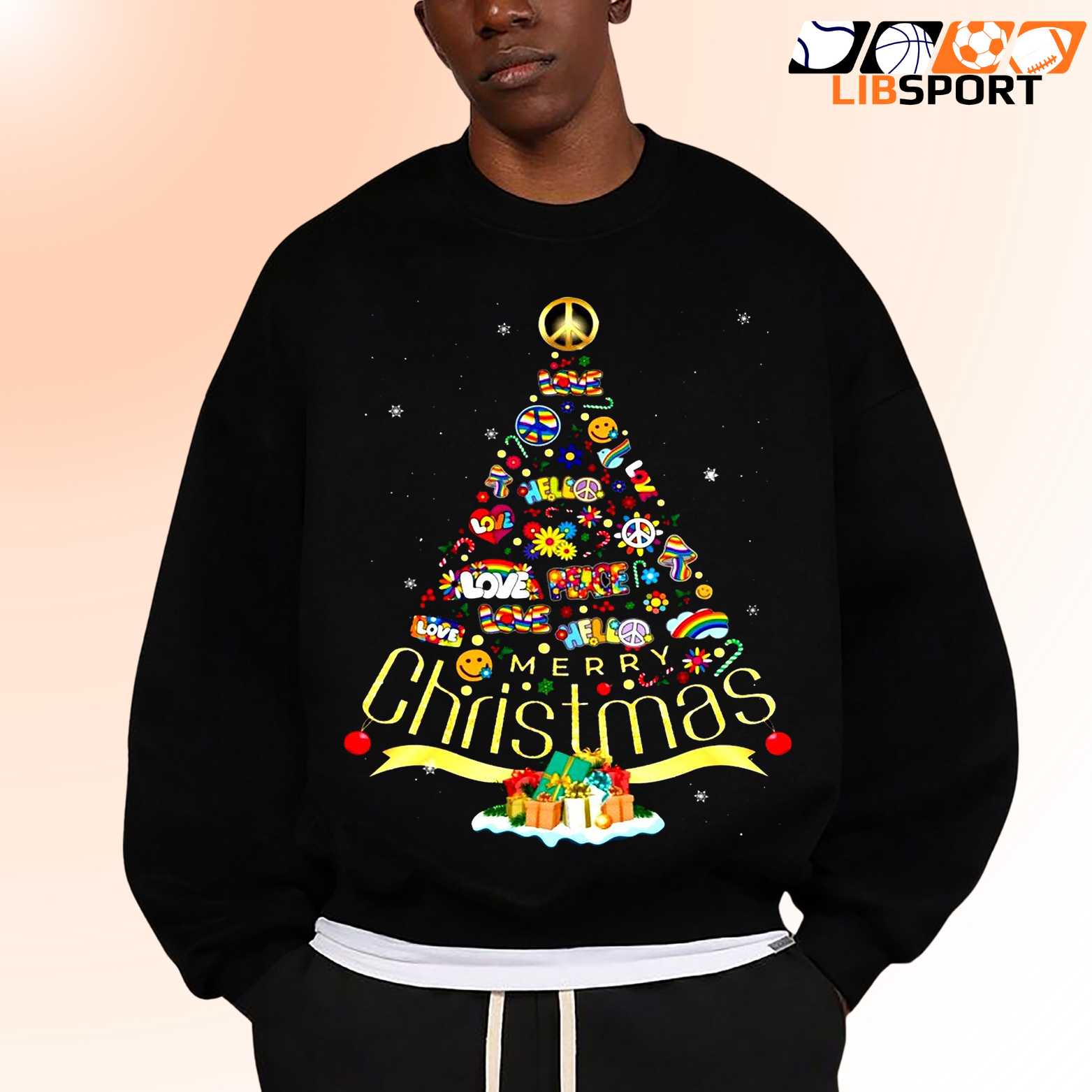 Pride Christmas T Shirt, Lgbt Holiday Season Shirt, Merry Rainbow Unisex Tee